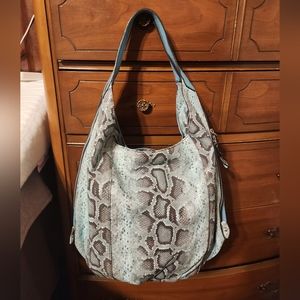 Beautiful unique leather print bag